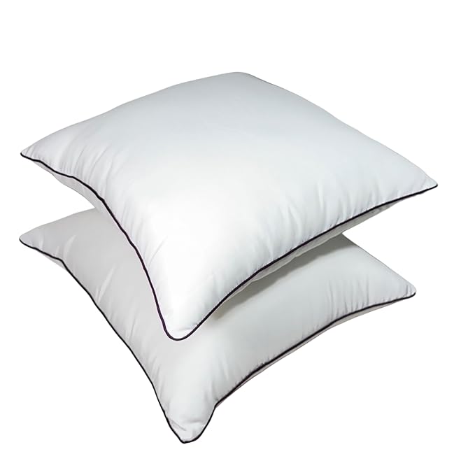 Sofa Cushions Pillows Size 16 x 16, Luxury Hotel Quality,Cushions for Gurden Sofa, Sofa Pillow, Cushions for Bed, White Size 16x16 Pack of-1 (Purple)