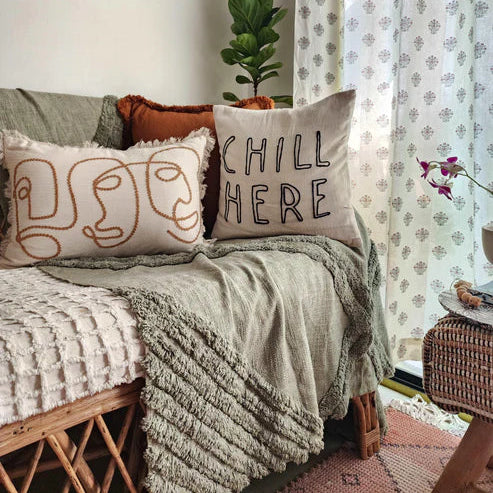 Chill Here Pillow Cover