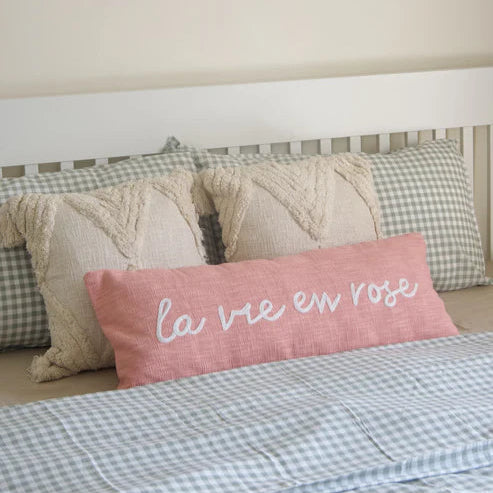 The Rose Dreams Lumbar Pillow Cover