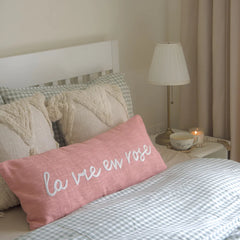 The Rose Dreams Lumbar Pillow Cover