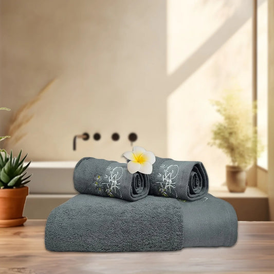 Rangoli 100% Cotton Martin Set of 3 Hand Towels | 540 GSM, Quick Dry, Ultra Soft, Highly Absorbent Printed Hand Towel for Men/Women Luxury & Highly Absorbent Towels