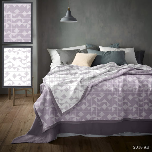 Florida Pure Cotton Dohar for Single Bed Pack Of 2 – 100% Cotton Reversible