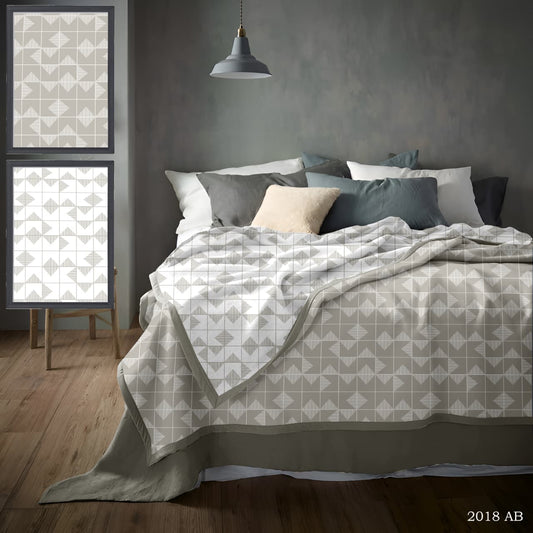 Florida Pure Cotton Dohar for Single Bed Pack Of 2 – 100% Cotton Reversible