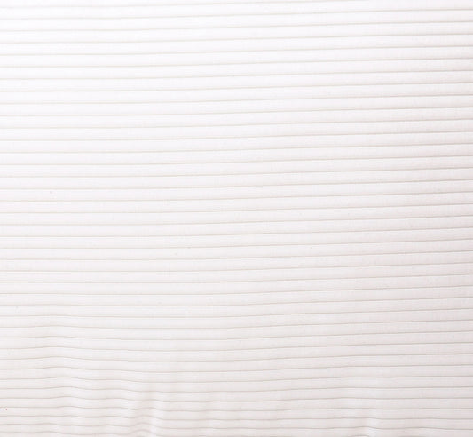 Sound Sleep Pillow Microfibre, Polyester Fibre Sleeping Pillow Pack of 2 Stripes Perfect for side, back, and stomach sleepers (White)